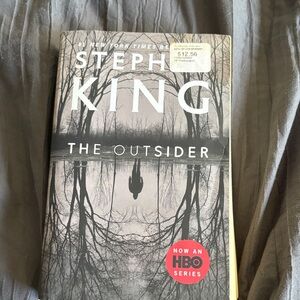 Target Black and White 'The Outsider' Book by Stephen King